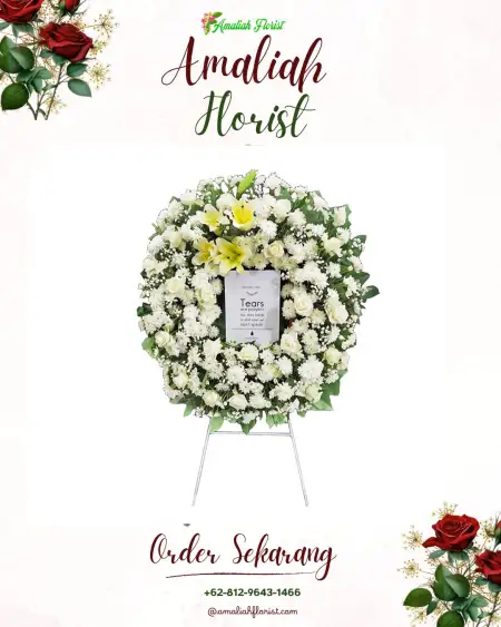 Krans Bunga Duka Sitiharjo